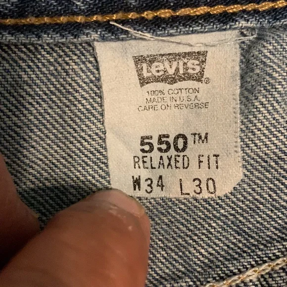 Levi’s 550 USA made jeans